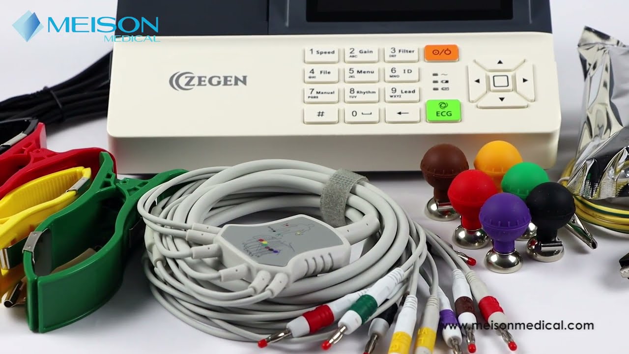 Electrocardiógrafo de 3 canales ZGN-30