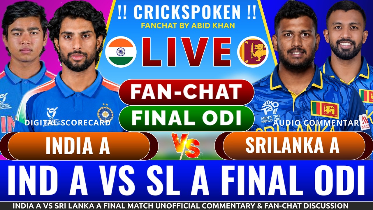 India A vs Sri Lanka A Final Match Live Cricket Scorecard & Match Review 2026 | IND A VS SL A
