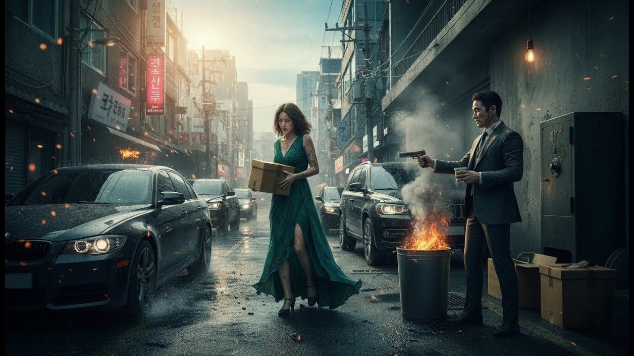 She Delivered the Wrong Package — The Korean Mafia Boss Froze in Silence