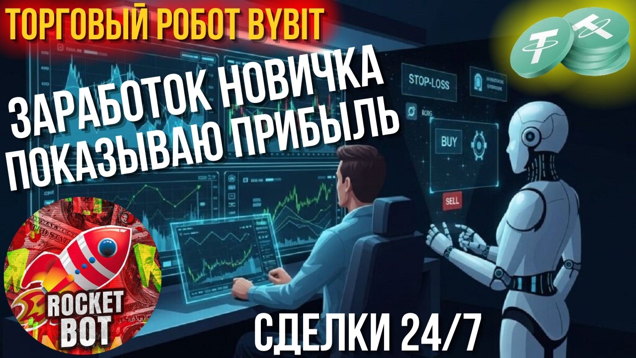 СКОЛЬКО ПРИБЫЛИ ЗАРАБОТАЛ RocketBot НА БИРЖИ ByBit?