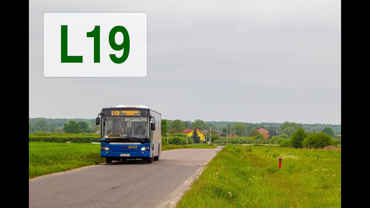 [L19] Autobusem po Warszawie: Piaseczno /Urząd Miasta/ - Pieczyska