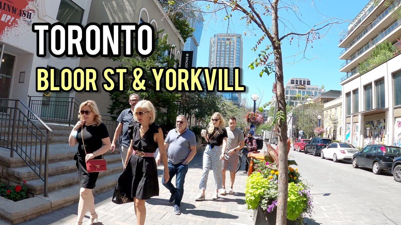 Toronto Downtown Bloor St and Yorkville August 2021 Canada