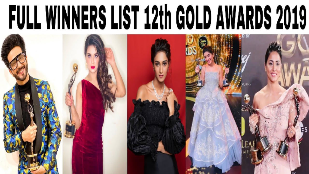 12th Gold Awards 2019 FULL WINNERS LIST | Hina Khan, Avneet, Surbhi, Shaheer, Erica, Karan Singh