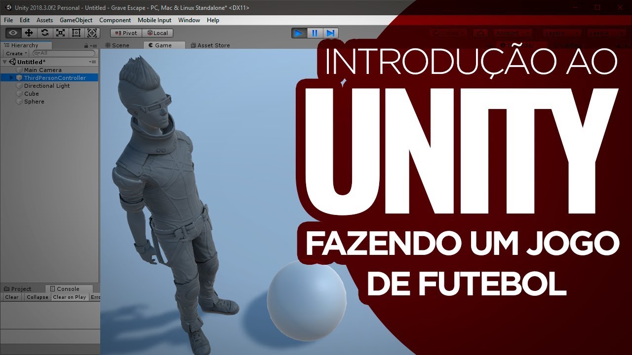 Aula 01 - Interface do Unity - Criação de Jogo Completo do zero - Parte 01