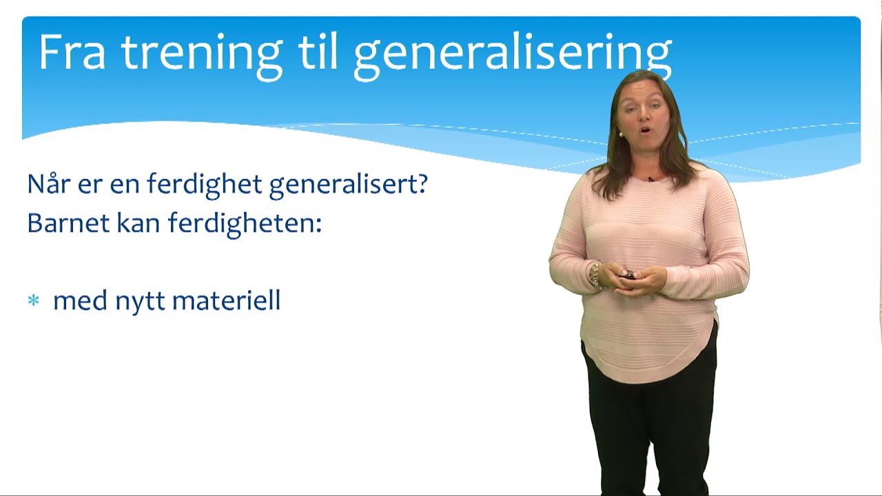 Generalisering av ferdigheter