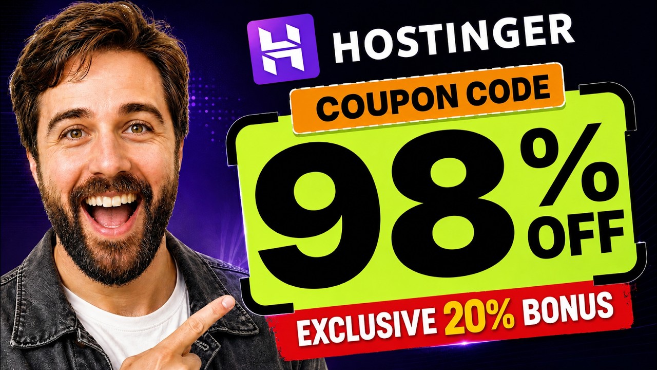 Промокод Hostinger 2026 | ЭКСКЛЮЗИВНАЯ ДОПОЛНИТЕЛЬНАЯ СКИДКА 20% | Конструктор сайтов Hostinger