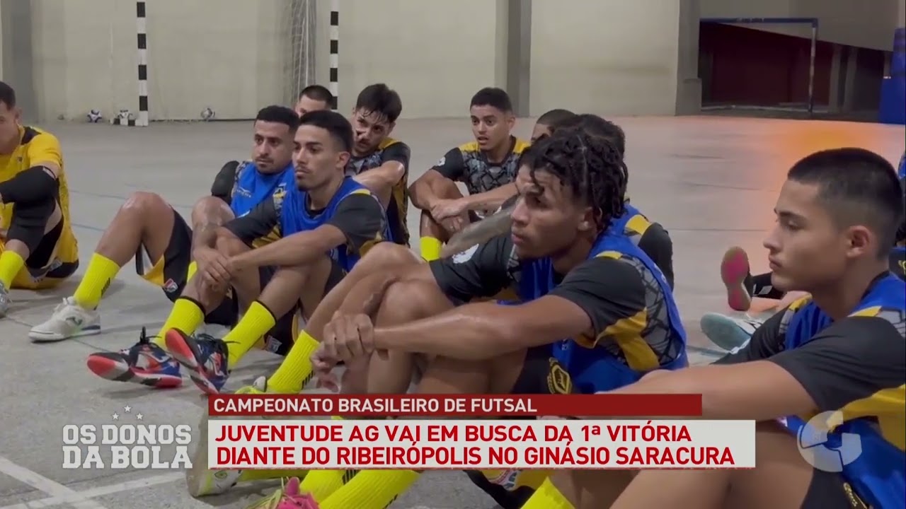 CAMPEONATO BRASILEIRO DE FUTSAL: JUVENTUDE AG  BUSCA 1&ordf; VIT&Oacute;RIA DIANTE DO RIBEIR&Oacute;POLIS