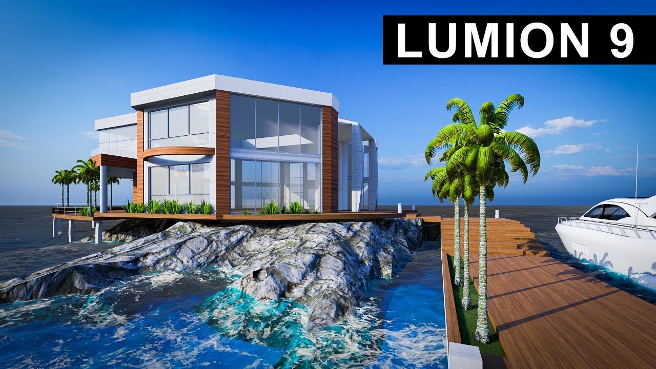 Lumion 9 Pro Exterior Rendering Tutorial
