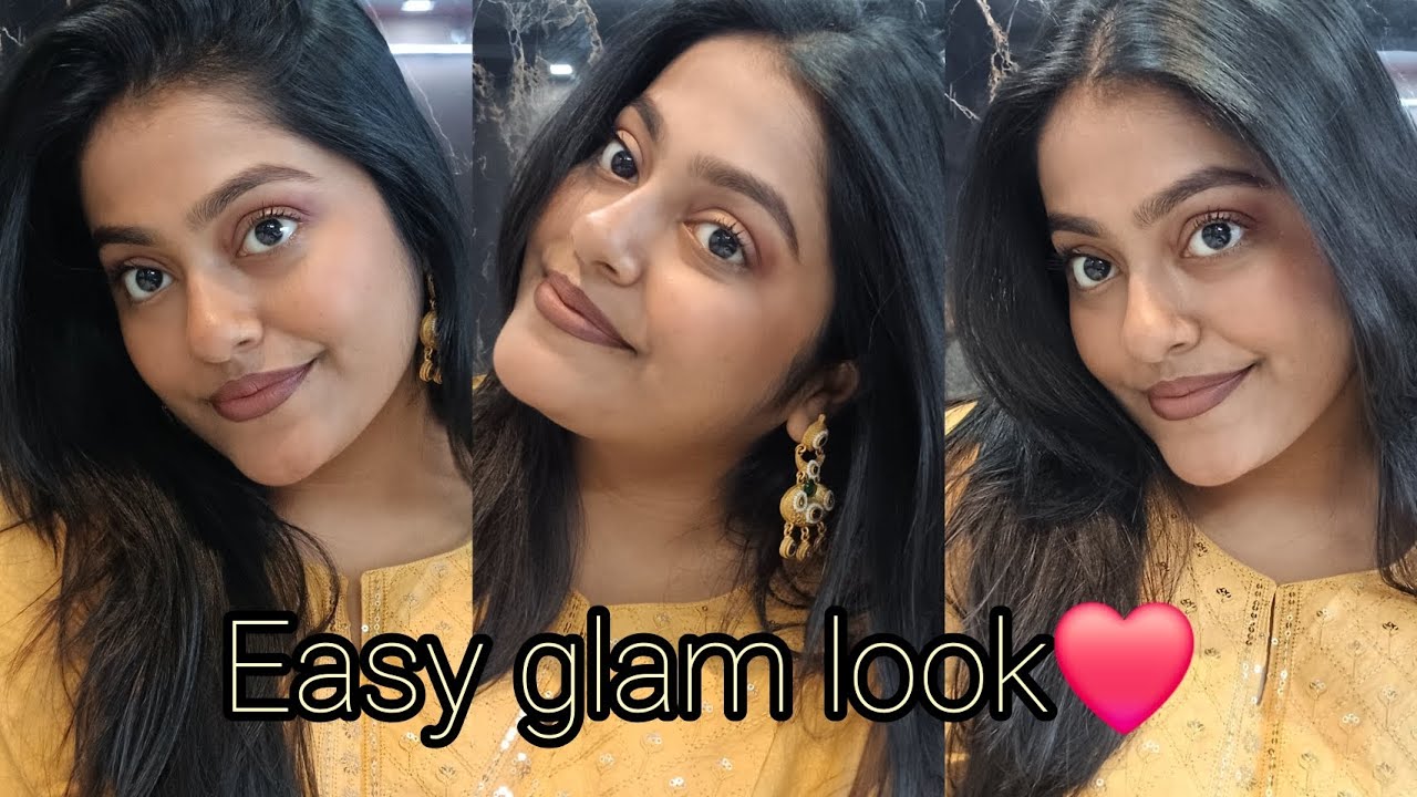 EASY GLAM LOOK || For Wedding Guests❤️