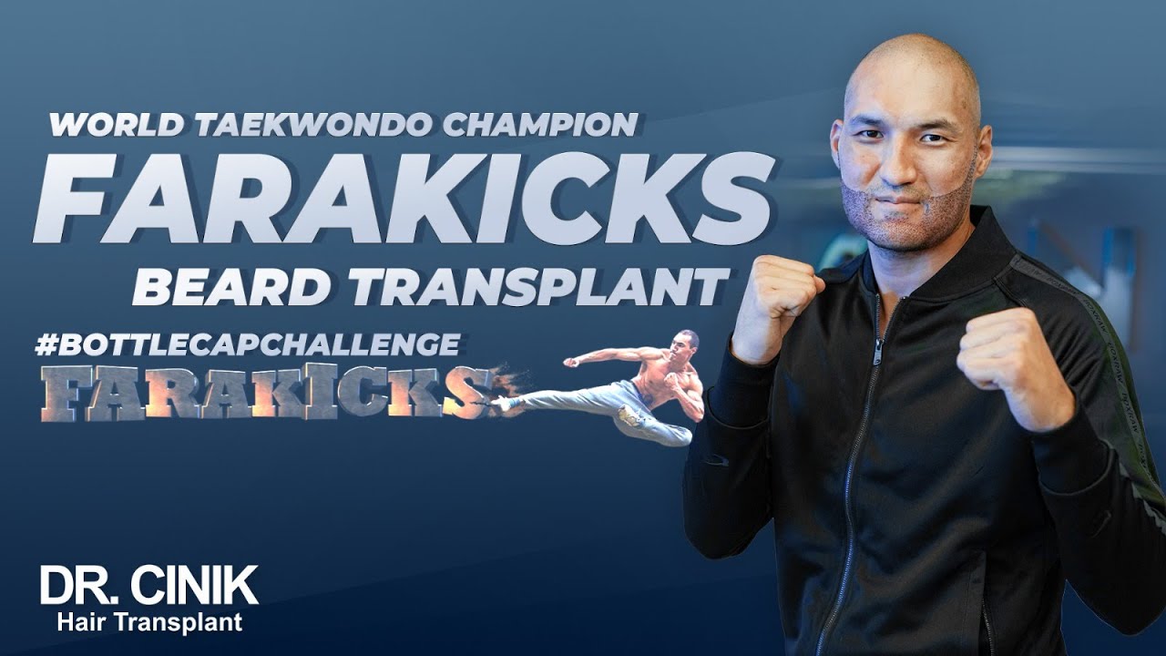 Dr.Cinik Hair Hospital | World Taekwondo Champion Farakicks Beard Transplant Review
