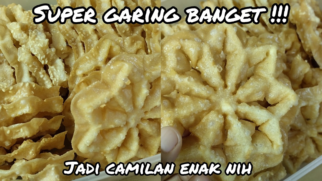 Mau yang Garing & Renyah yuk Buruan Buat ||  KUE KEMBANG GOYANG