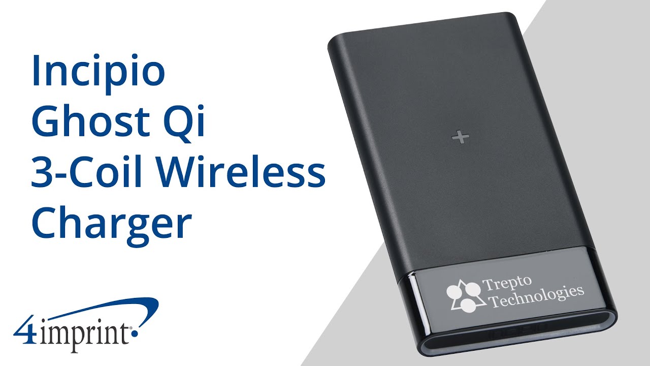 Incipio Ghost Qi 3 Coil Wireless Charger - Custom Wireless Charger by 4imprint