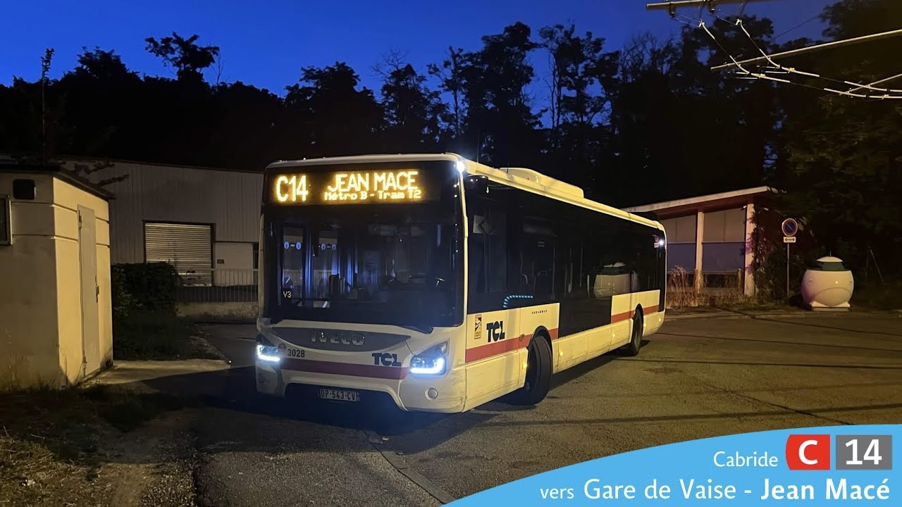 [CAB RIDE] Ligne C14 du réseau TCL direction Jean Macé 