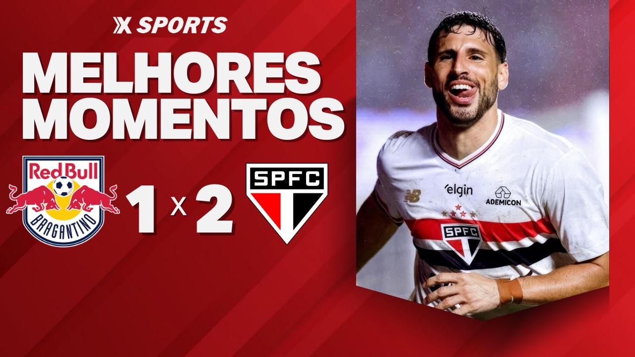RED BULL BRAGANTINO 1 X 2 S&Atilde;O PAULO - MELHORES MOMENTOS - CAMPEONATO BRASILEIRO