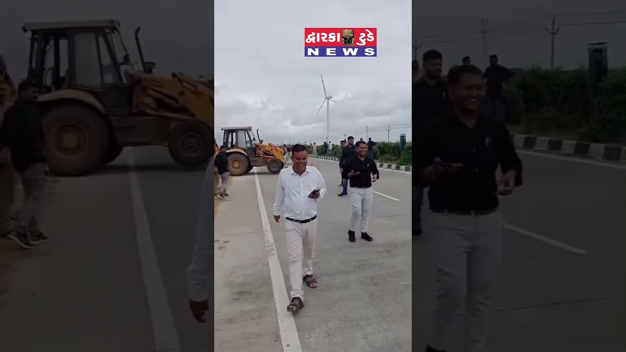 Bulldozer action in Dwarka! The authorities demolished two religious encroachments on government ...