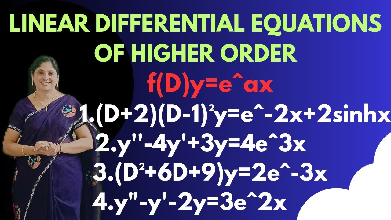 Частный интеграл f(D)y=e^ax - Линейные дифференциальные уравнения высшего порядка - задачи