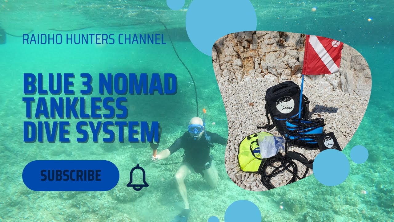 Blue 3 Nomad tankless dive system (Deutsche Erklärung)
