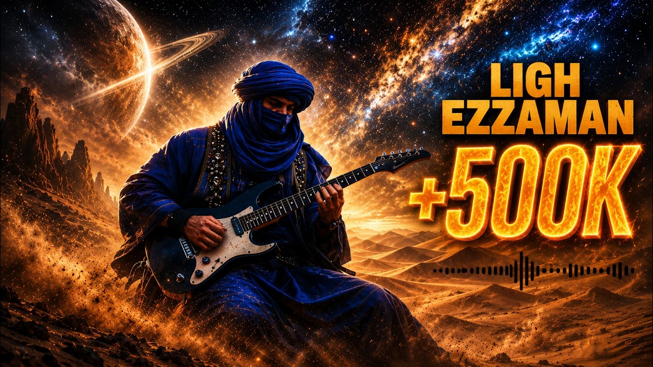 نكلغ الزمن (كما لم تسمعها من قبل) 🎸 | Ligh Ezzaman – Sahara Blues Guitar | Tikoubaouine Style