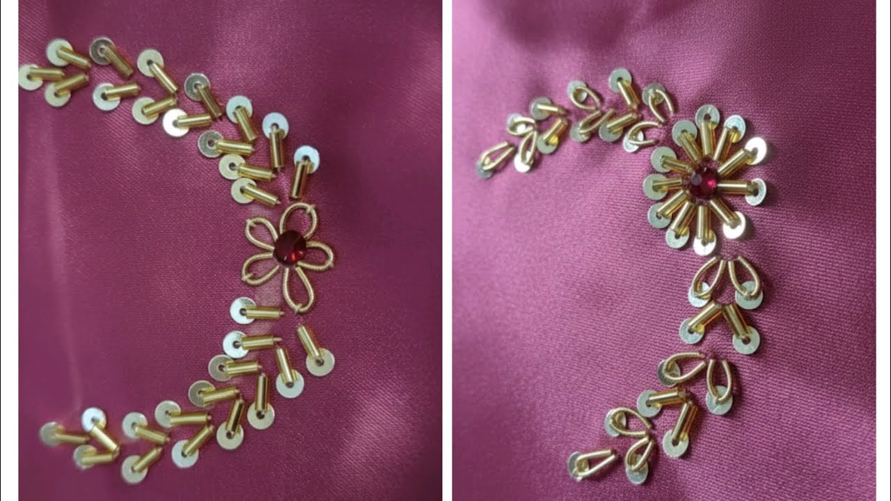 Chand work on rajputi poshak diffrent type #embrodairy#work#handmade#art