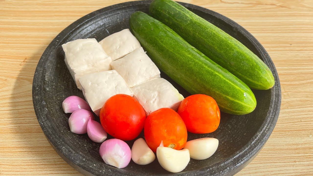 MASAK YANG BIKIN ADEM TENGGOROKAN & BEBAS KOLESTROL!! TIMUN TAHU TOMAT DIMASAK BEGINI ENAK SEGER BGT