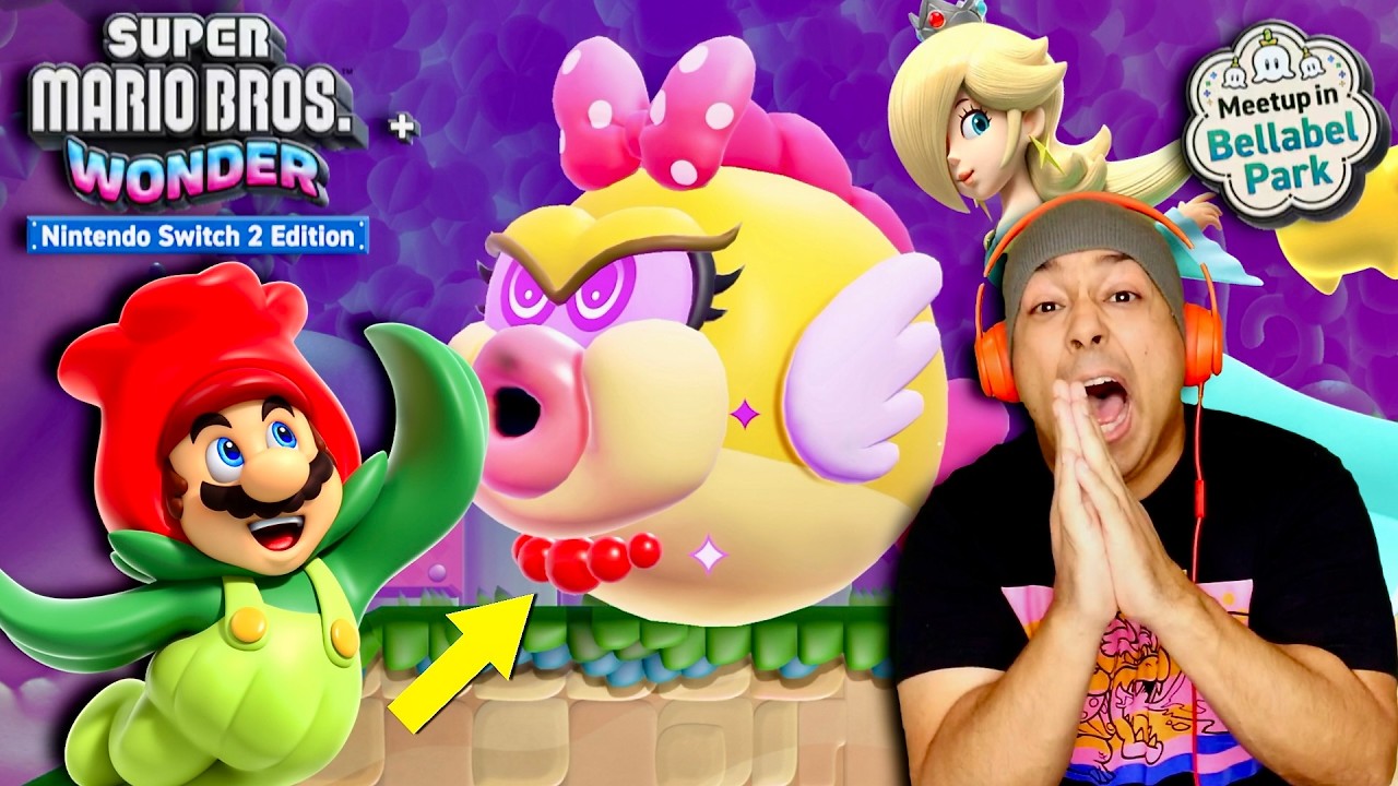 NEW SUPER MARIO WONDER DLC IS HERE!! NEW BOSS FIGHTS AND NEW POWERS!! [NINTENDO SWITCH 2 EDITION]