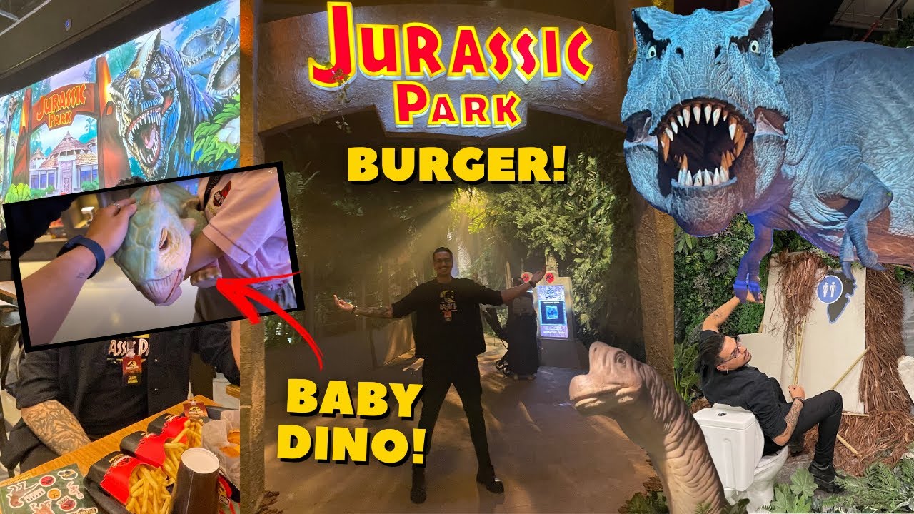 NOVO JURASSIC PARK BURGER! | TODAS AS NOVIDADES DO RESTAURANTE 2023!
