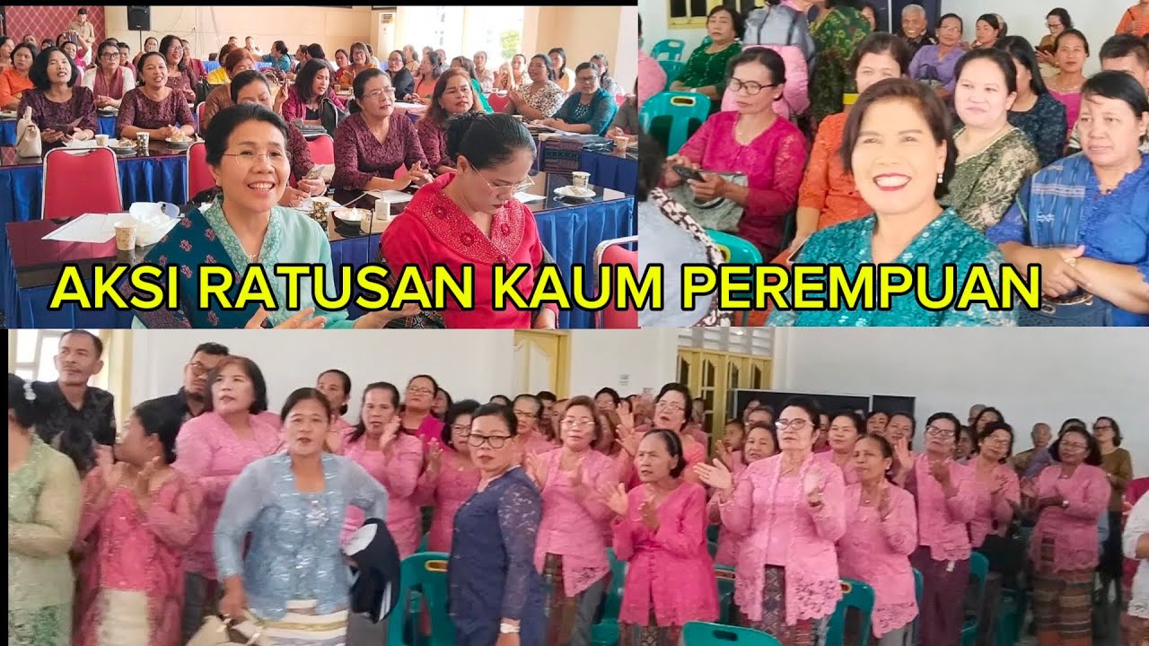 Kabar dari Kantor Pusat HKBP: Ratusan Kaum Perempuan Angkat Suara Dalam Lagu