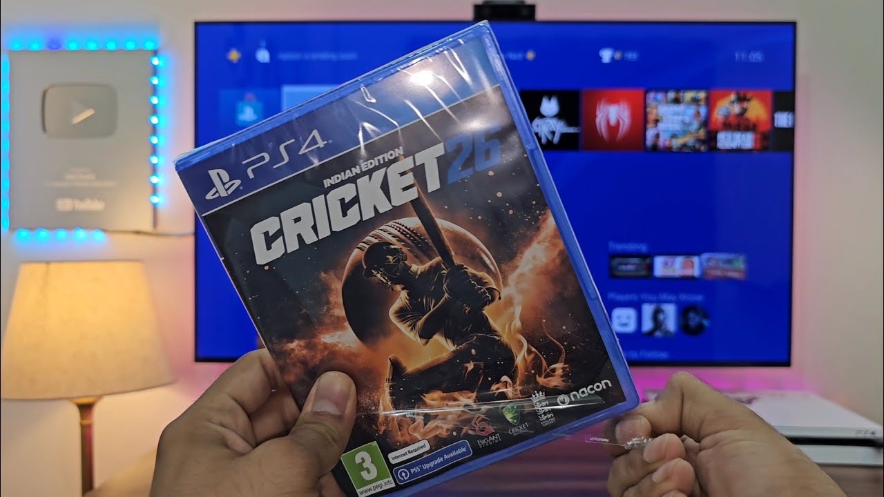 CRICKET 26 PS4 (распаковка + игровой процесс)