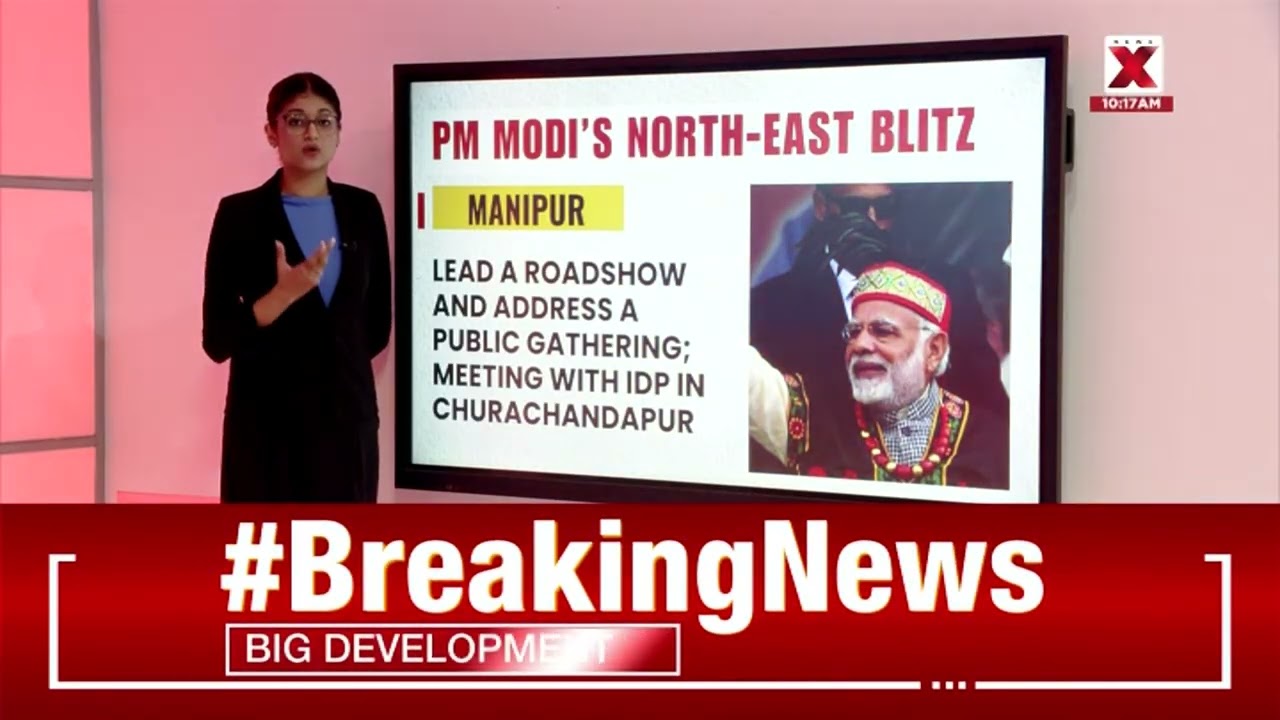 PM Modi In Manipur: Modi&rsquo;s Northeast Visit Continues with Key Stop in Churachandpur | NewsX