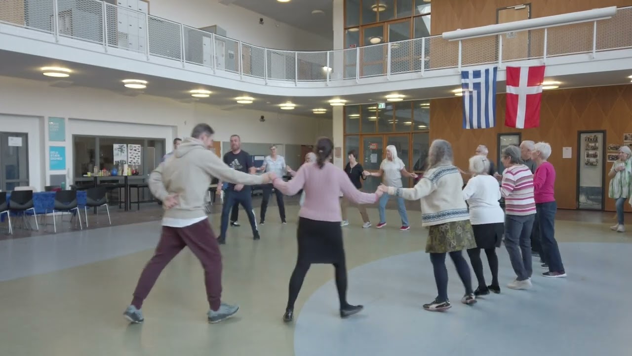Divaratikos Kefallonia fra dansekursus 2026 med Fotis og Apostolis