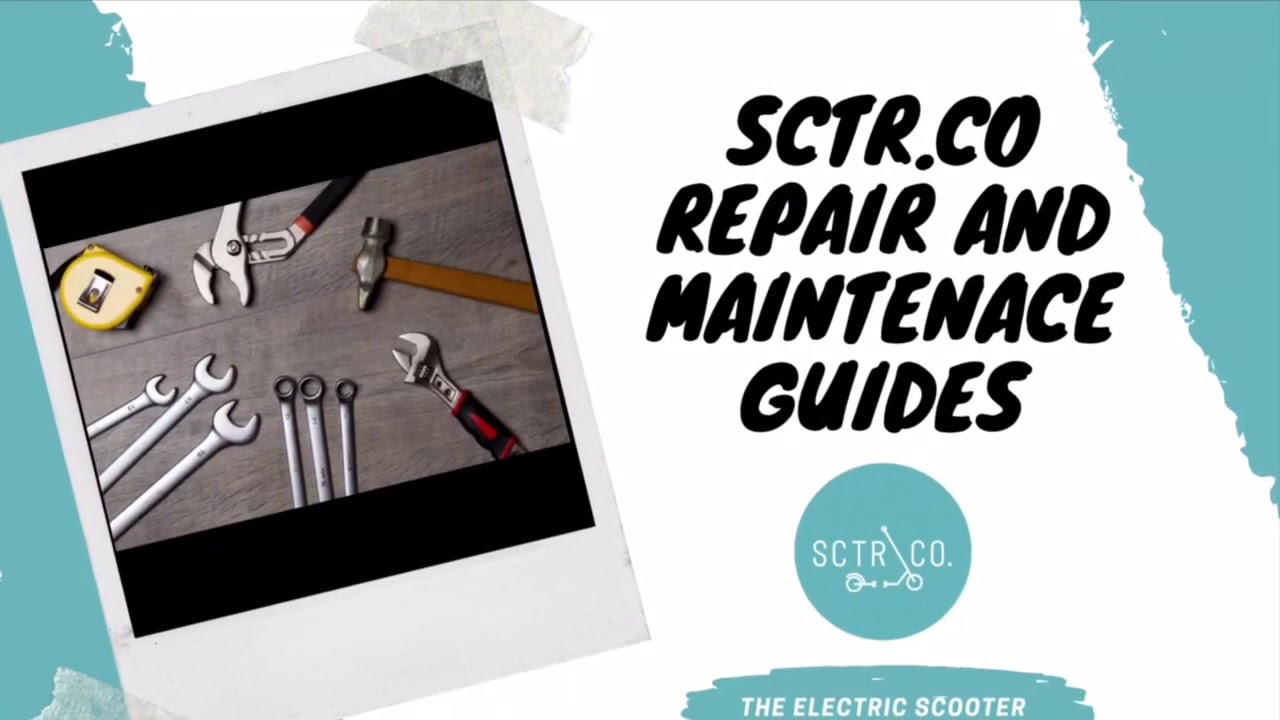 Repair and maintenance tips for e scooters by SctrCo (Kugoo G Booster tyre inflation)