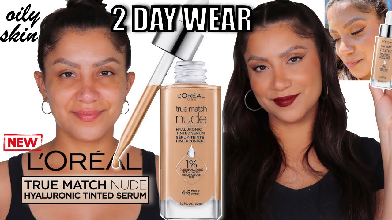 2-дневный тест на стойкость *НОВИНКА* L'OREAL TRUE MATCH ГИАЛУРОНОВАЯ ТОНИРУЮЩАЯ СЫВОРОТКА С 1% Г...