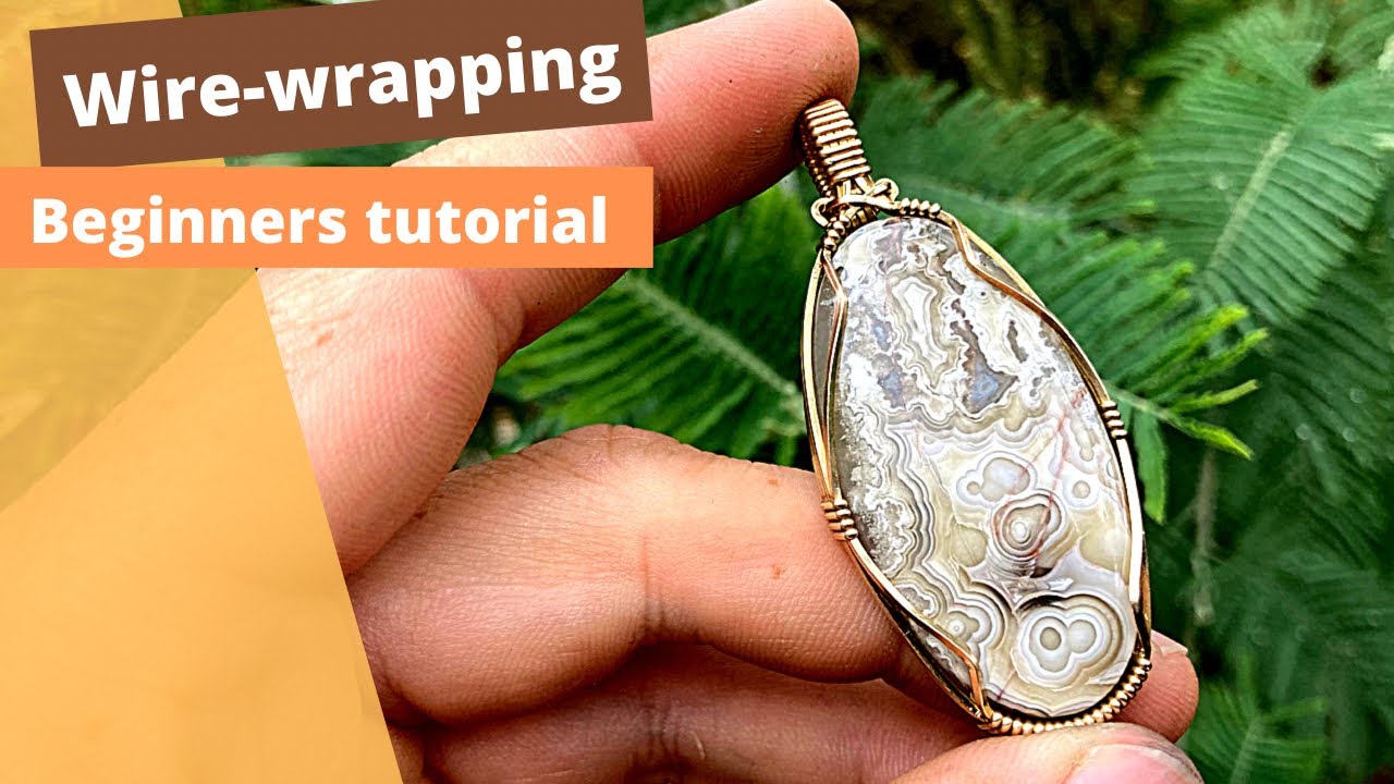 Simple wire wrapped pendant tutorial (beginners)