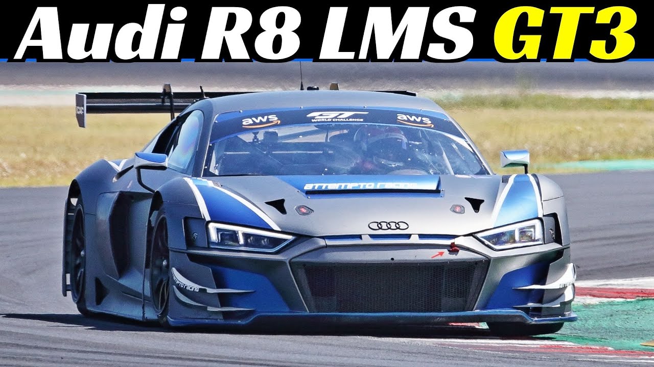 Audi R8 LMS GT3 by Attempto Racing - 5.2-Litre V10 N/A Engine Sound - Misano Circuit Test Days 2020