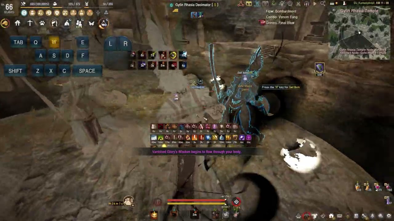 BDO | Succession Striker - Lower Gyfin | 26.5k+/hr L2, No Agris | 309AP, No BS, No Elixir Rotation
