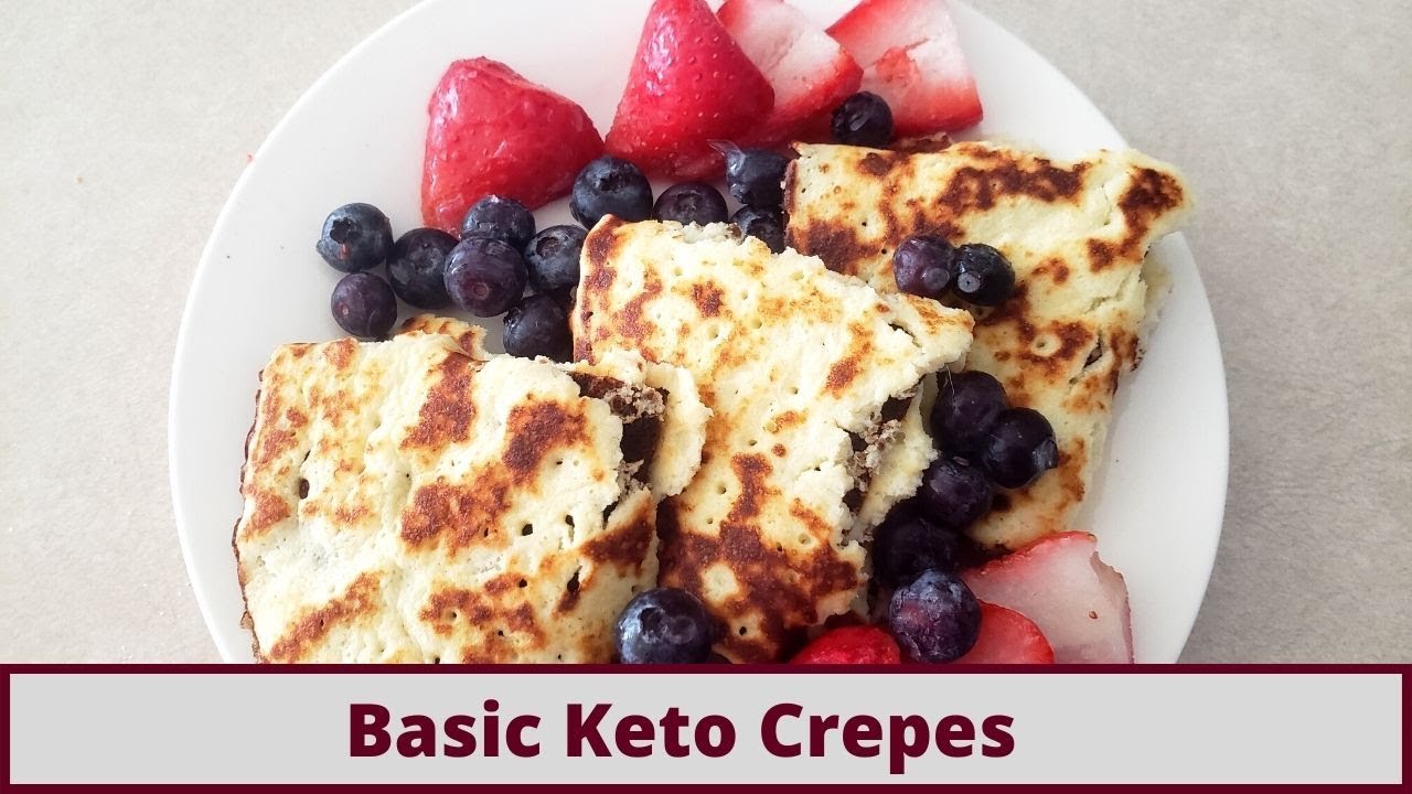 Basic 5 minute Keto Crepes (Nut Free And Gluten Free)