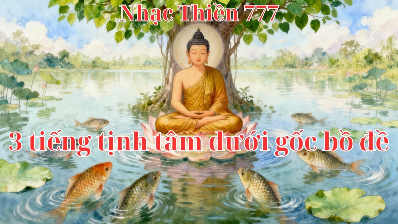 Nhạc Thiền 777 | 3 Tiếng Bình An Dưới Gốc Bồ Đề | Nhạc Thiền Phật Giáo, Chữa Lành & Ngủ Ngon