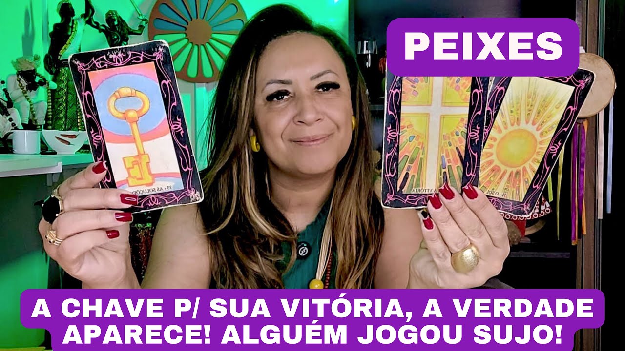 PEIXES ♓️ A CHAVE PARA SUA VITÓRIA, A VERDADE APARECE “ALGUÉM JOGOU SUJO”!