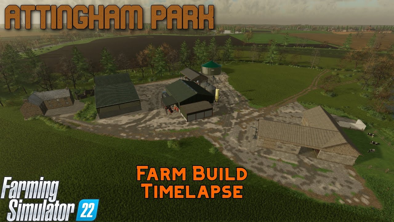 Building a Farm for new series | Attingham Park | FS22 | Pumps N' Hose & MaizePlus | Timelapse