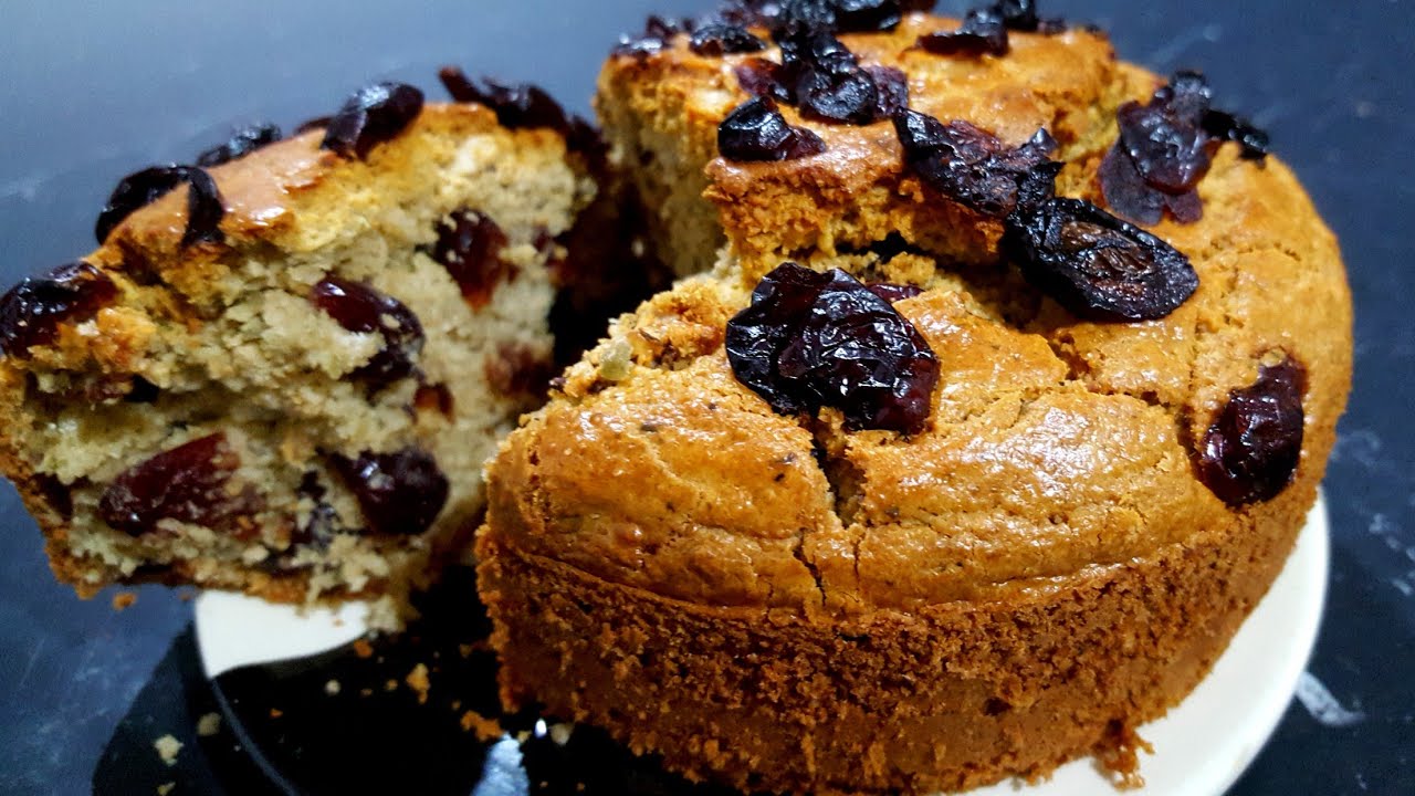 PAN🍒ESPONJOSO DE AVENA Y ARÁNDANOS  SIN AZÚCAR Y SIN GLUTEN