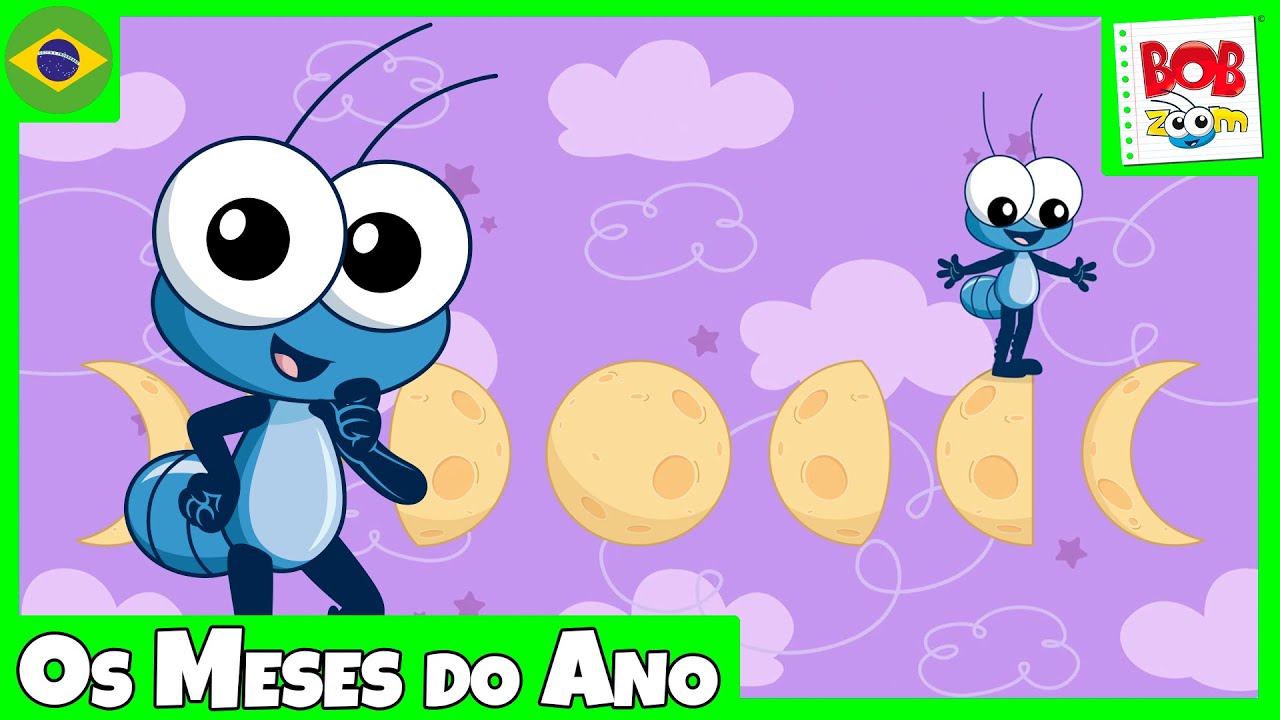 Os Meses do Ano | Bob Zoom l V&iacute;deo Infantil Musical Oficial @BobZoom