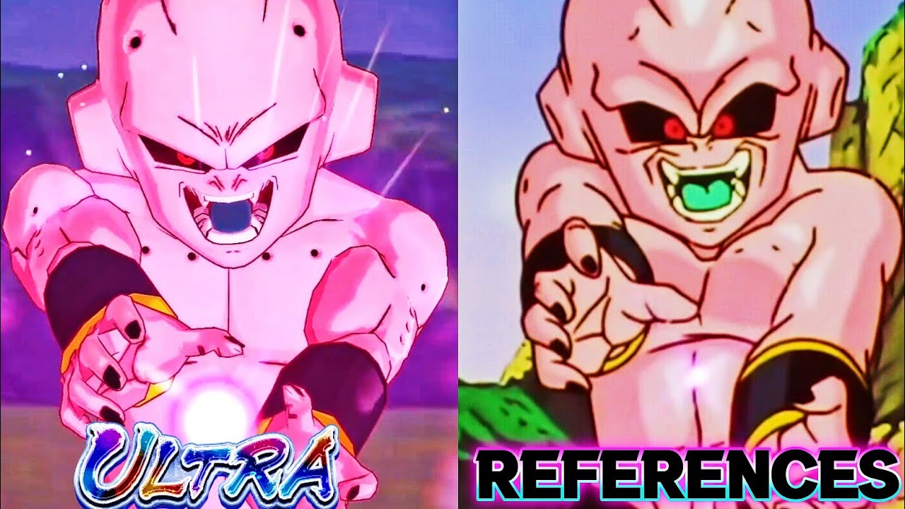 ULTRA KID BUU FULL REFERENCES🔥!! SIDE BY SIDE (Dragon Ball legends)