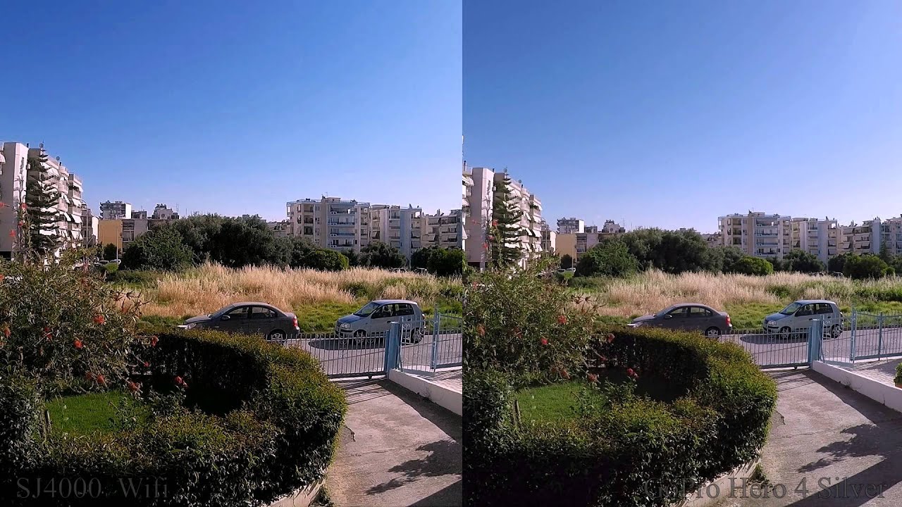 SJ4000 Wifi Vs Gopro Hero 4