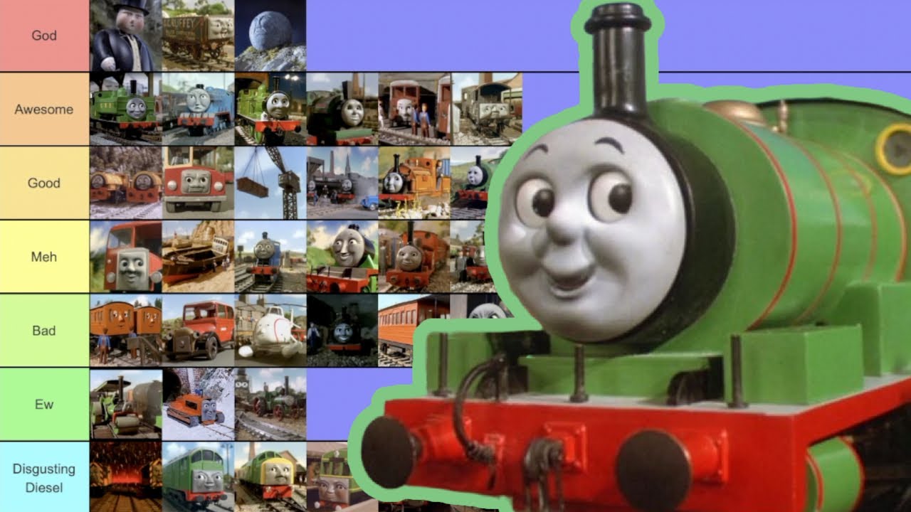 Ranking EVERY character from Thomas The Tank Engine and Friends | CLASSIC THOMAS TIER LIST