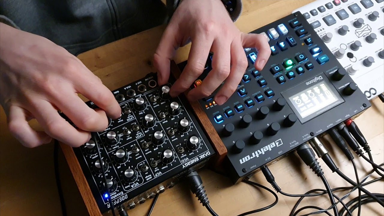 Quick demo of Doepfer Dark Energy MK1 with Digitone and Model Samples