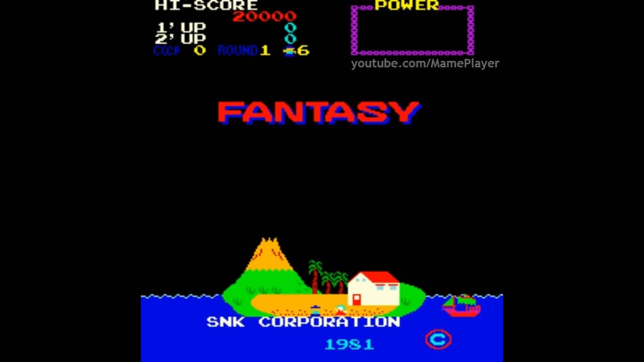 Fantasy 1981 SNK Mame Retro Arcade Games