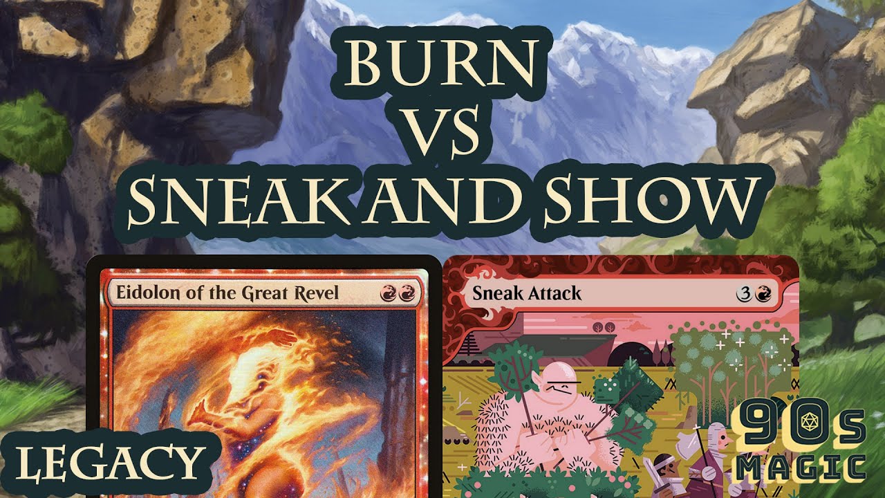 Mono Red Burn против Sneak and Show [MTG Legacy]