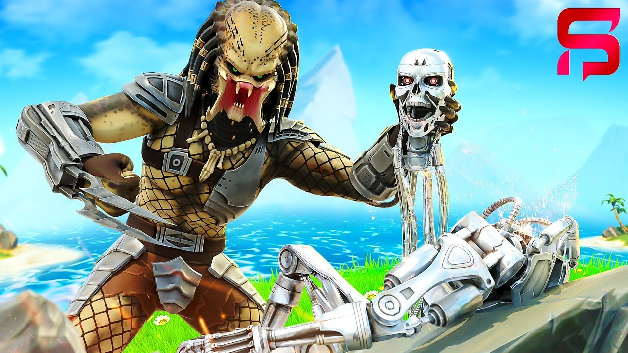 PREDATOR Vs TERMINATOR.. ( Fortnite )