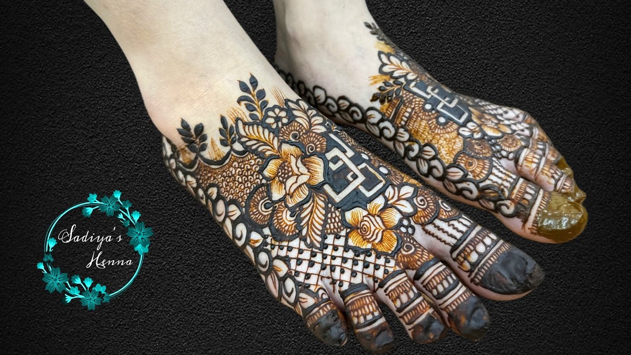 Attractive Full Leg Bridal Mehndi Design | Leg Mehndi Design bridal | Bridal Mehndi | Sadiya's Henna