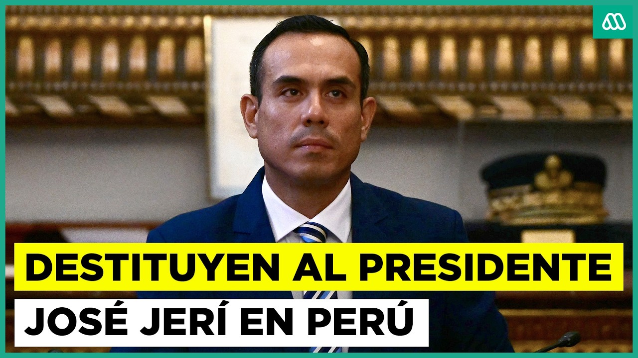 Congreso de Perú destituye al presidente José Jerí